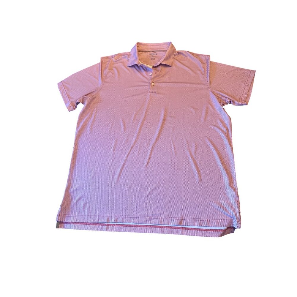 Johnny -O Tailored Performance Polo Shirt Moisture‎ Wicking Golf Athletic Top